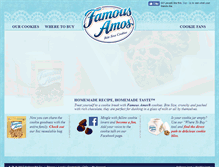 Tablet Screenshot of famous-amos.com